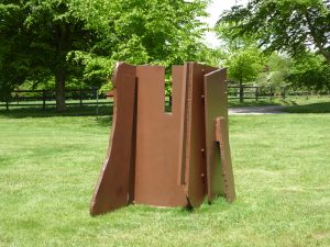 Fossil Flats by Anthony Caro at Roche Court Salisbury
